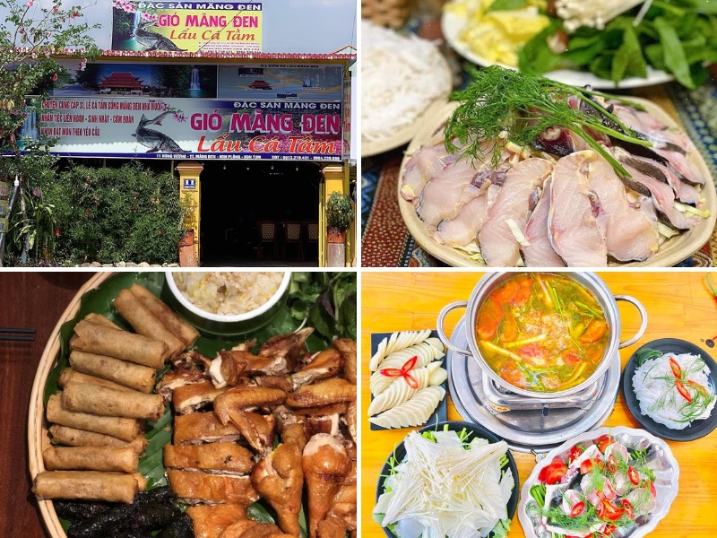 Cá tầm tươi Măng Đen