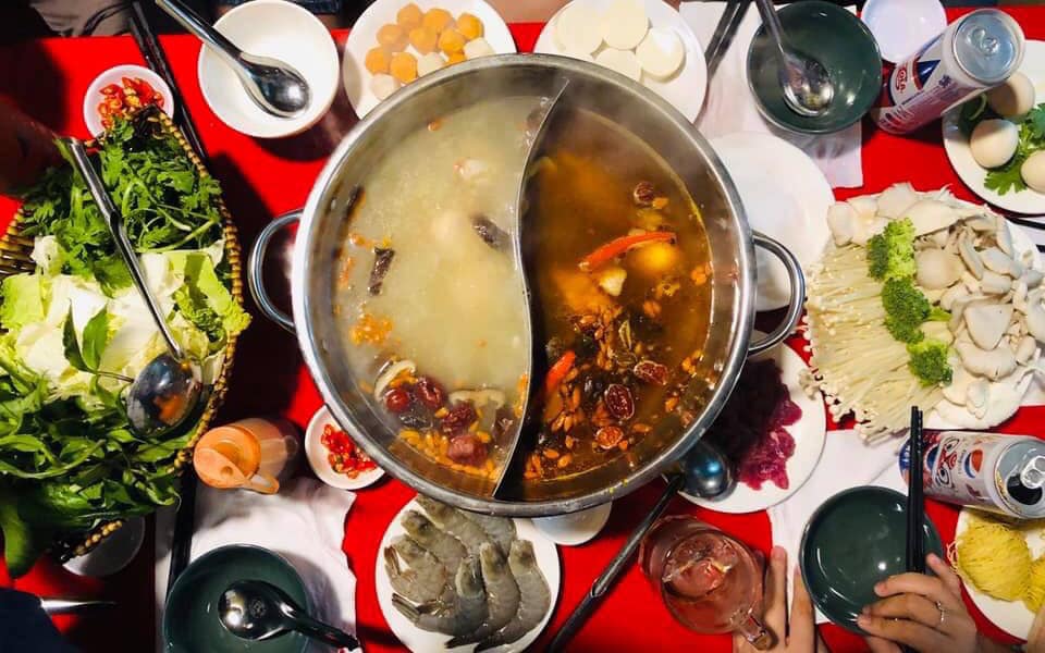 Món lẩu xuyên tiêu Măng Đen