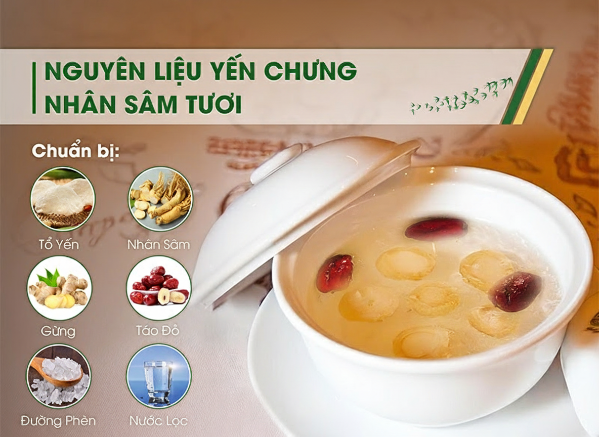 Củ sâm táo đỏ trong lẩu